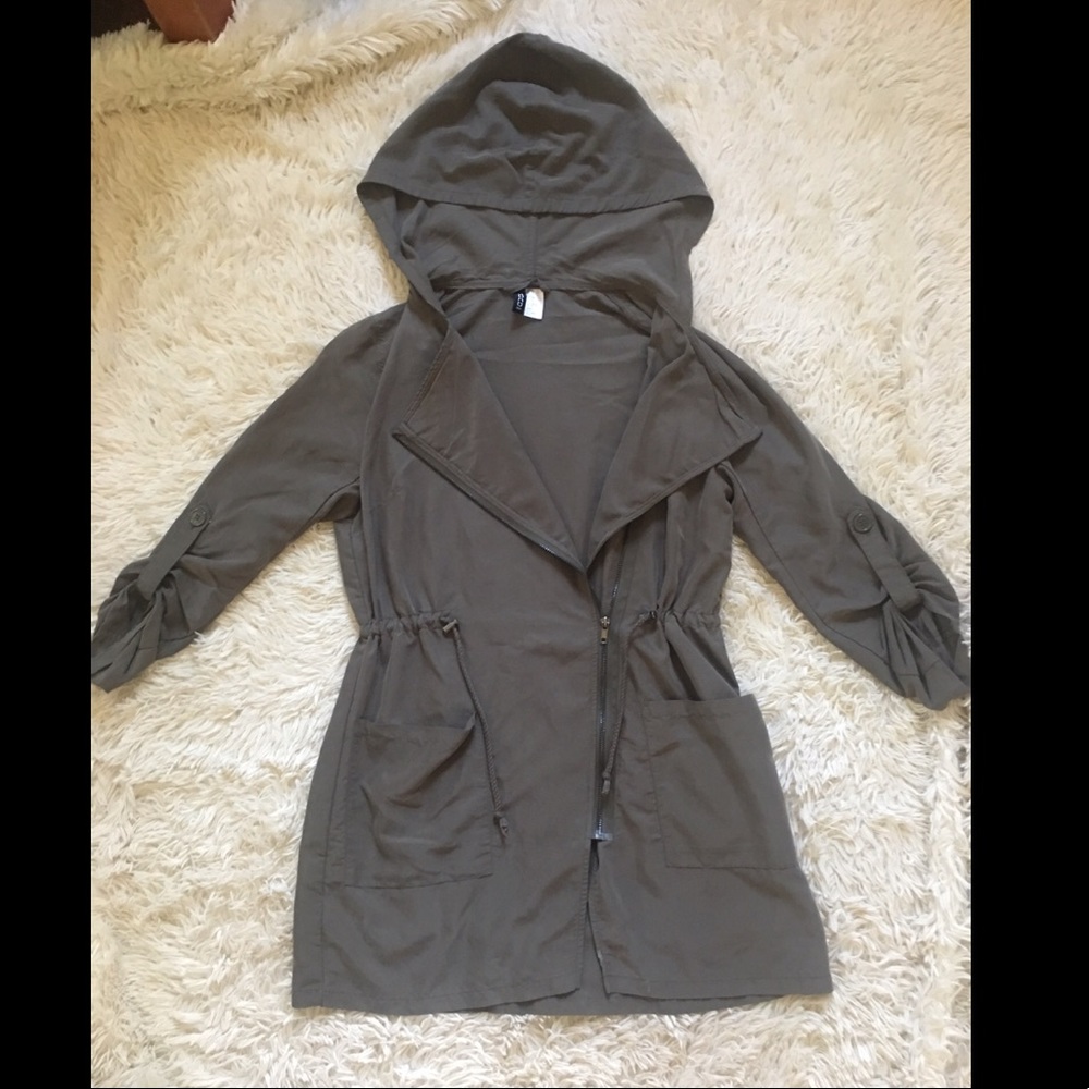H&M Olive Utility Jacket